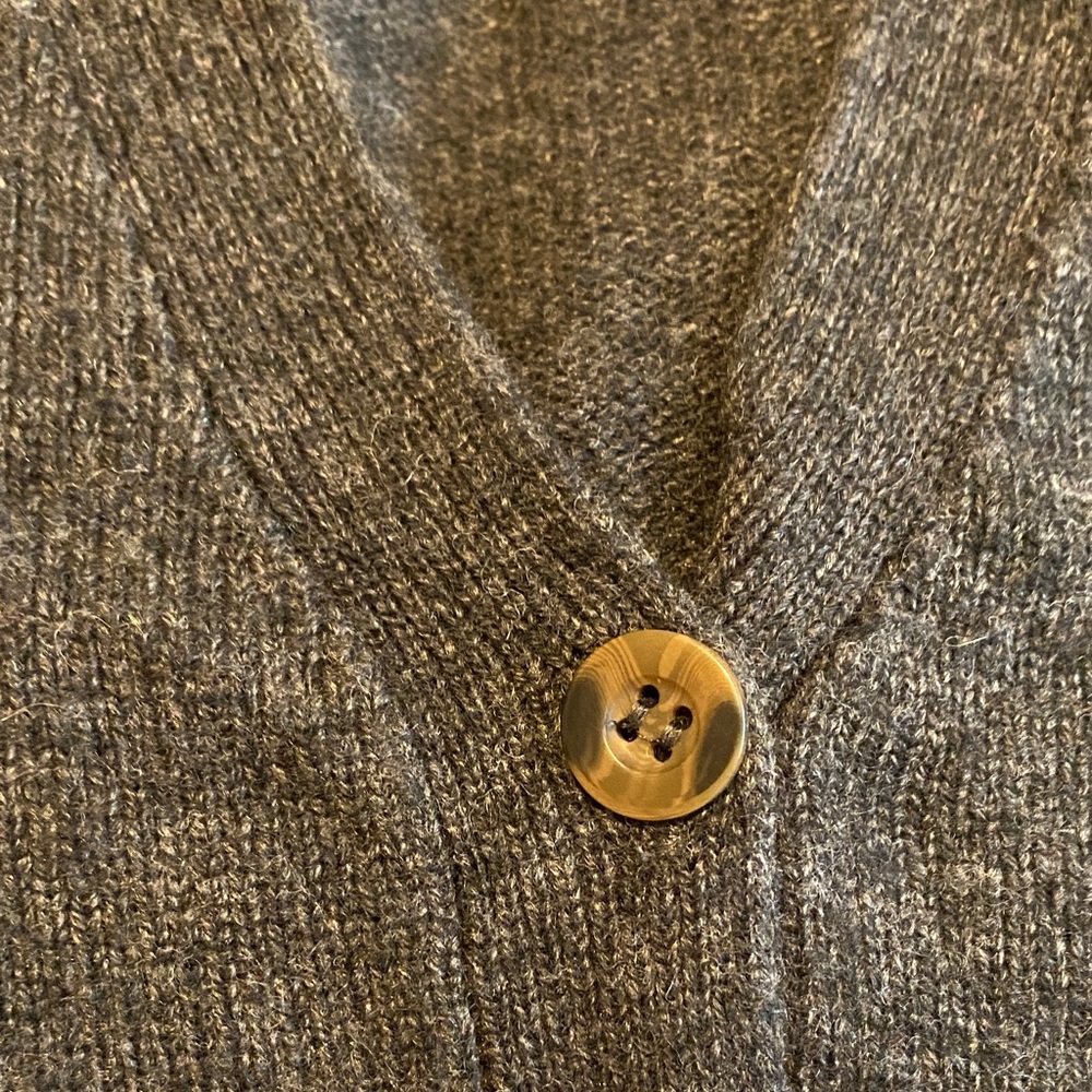 Dark Gray Button-Up Cardigan - Picture 6 of 6